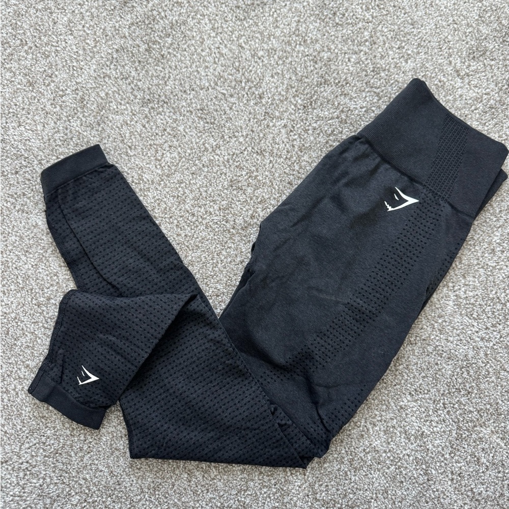 Black Gymshark Vital Seamless Leggings
